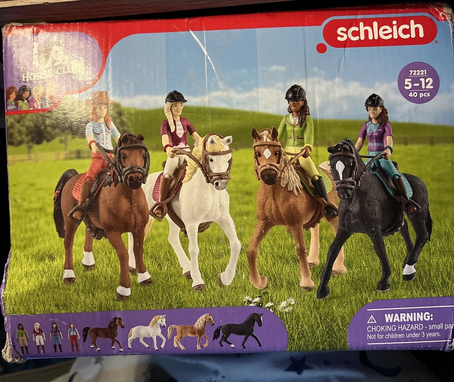 schleich horse club sets Box Damaged