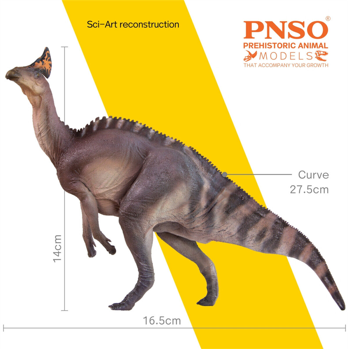 PNSO 53 Olorotitan Ivan Model Hadrosauridae Dinosaur Animal Collection Decor Toy
