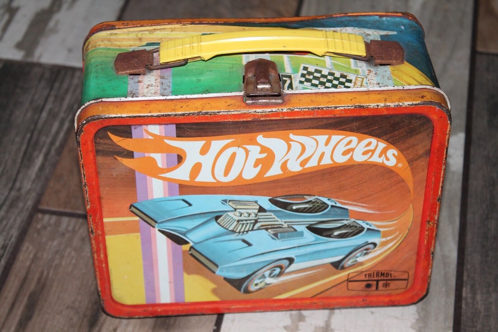 Hot Wheels Lunchbox 1969 Redline by Thermos Redlines Vintage Original RARE