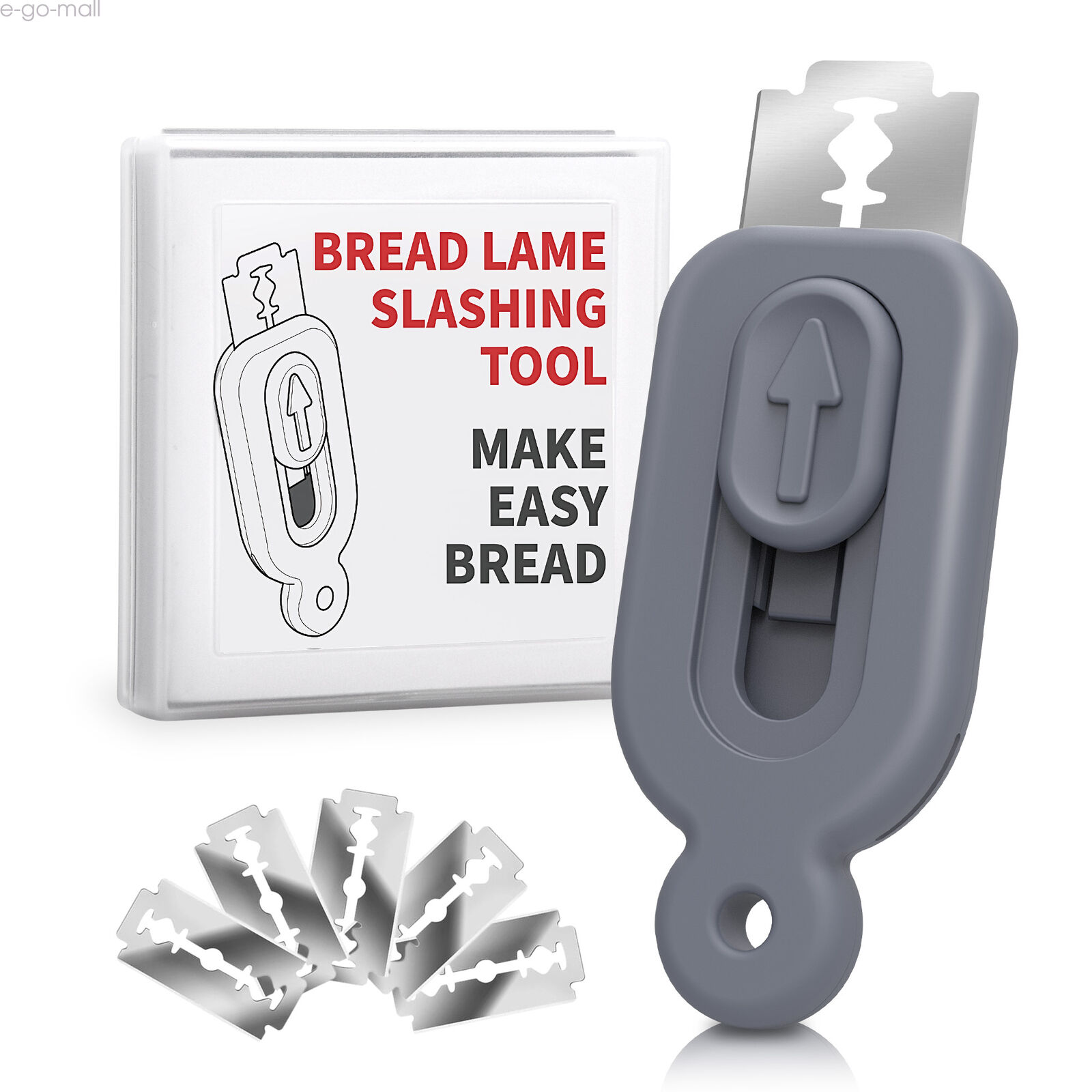 Extractable & Magnetic Bread Lame Dough Scoring Tool with 5 Razor Bread baking