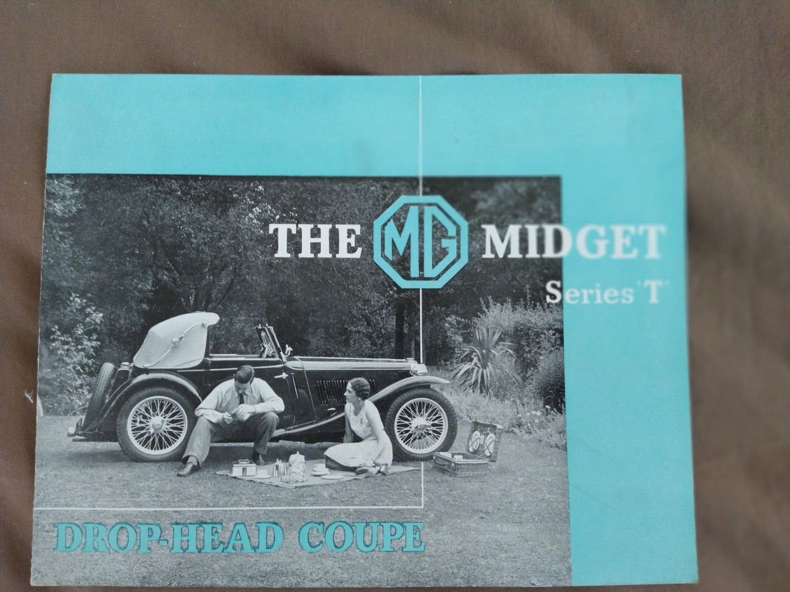 THE MG MIDGET SERIES T  DROPHEAD COUPE  BROCHURE 1938 - 4  PAGES