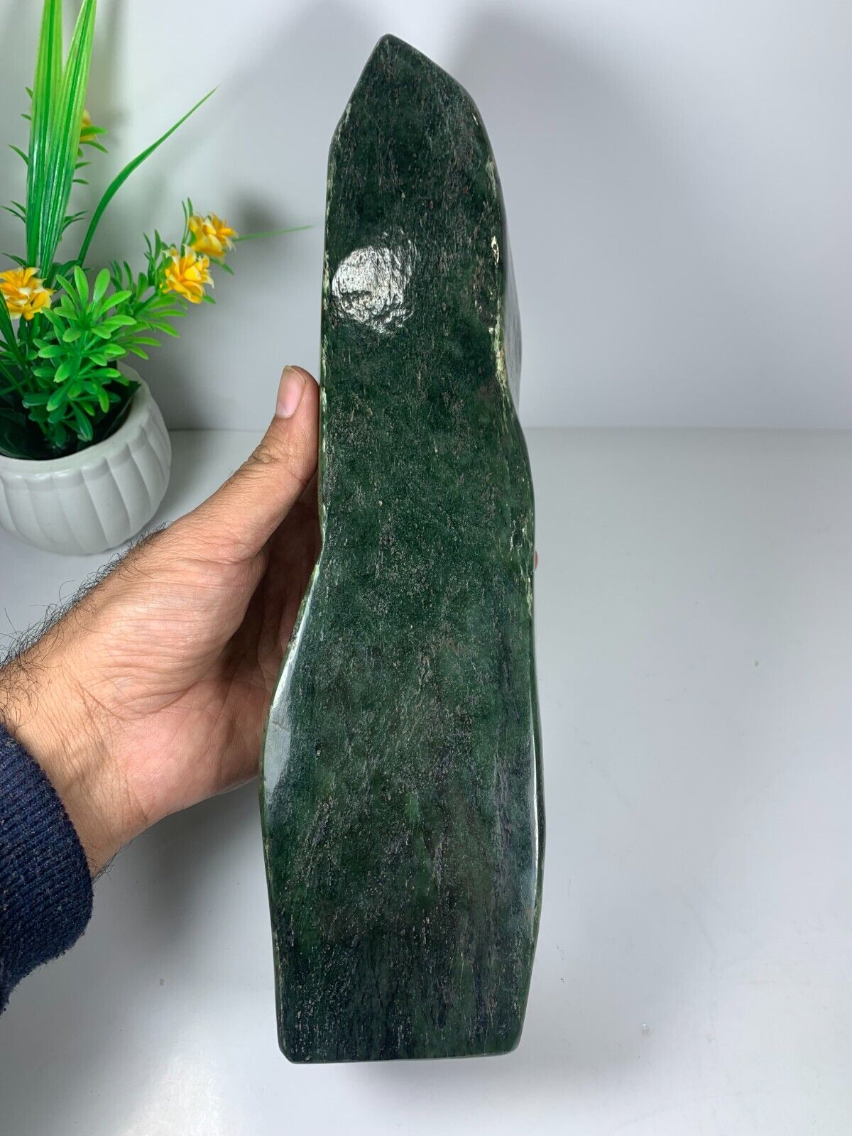 3300 Gram Nephrite Jade Rough Polished Stone Tumble Natural Freeform Crystal