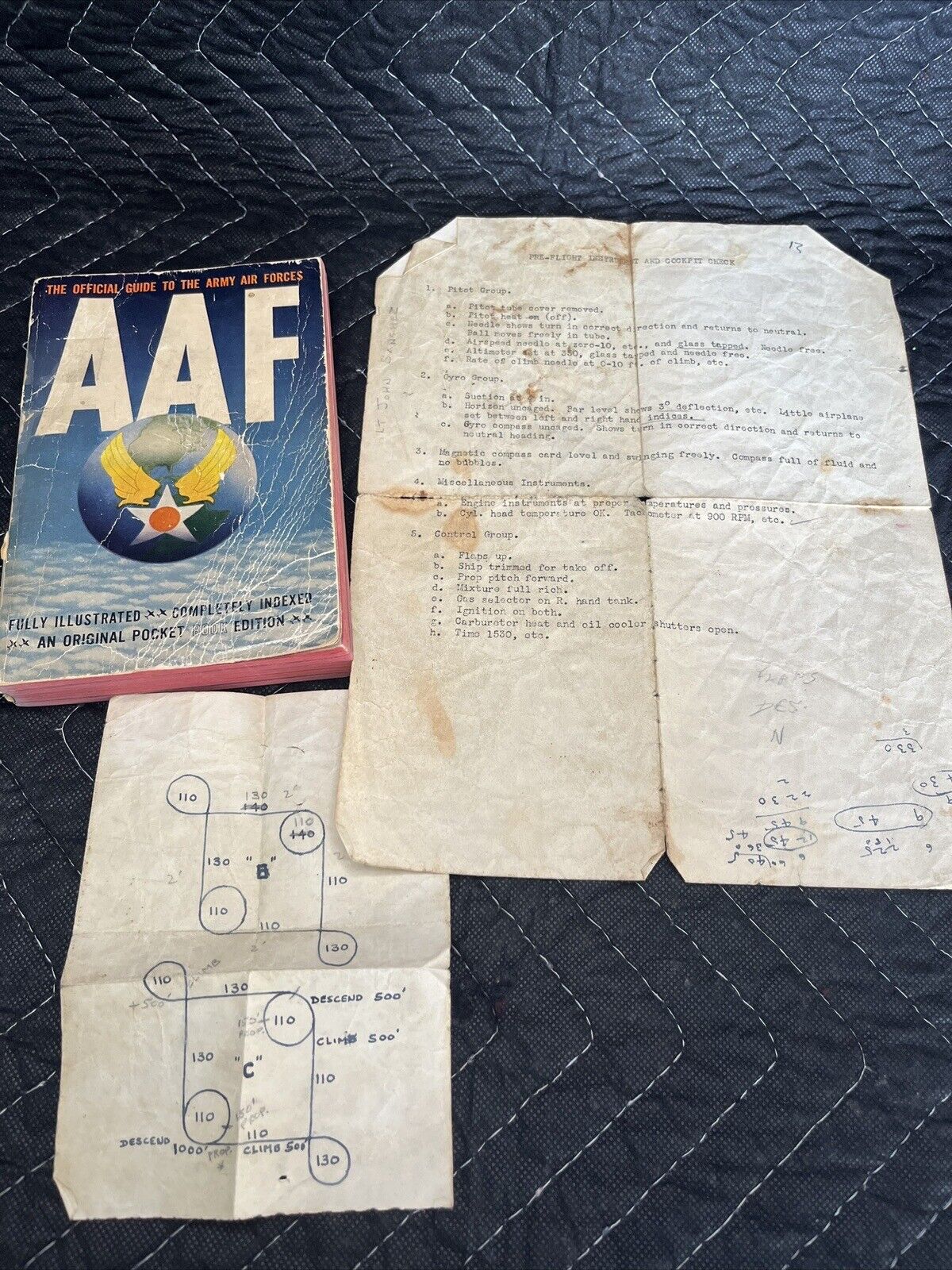 June 1944 OFFICIAL GUIDE TO THE ARMY AIR FORCES AAF- W/Pilot’s Flight Notes