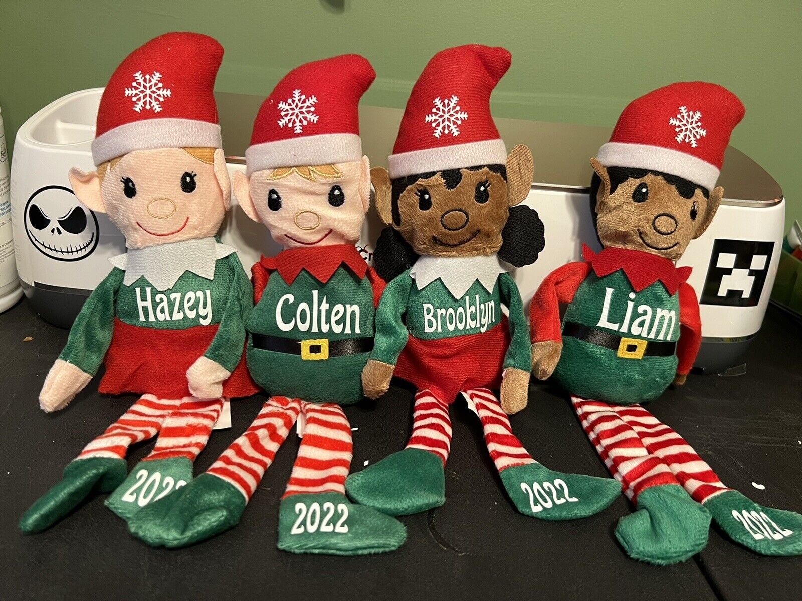 Personalized Plush Elf With Name And Year Of Your Choice