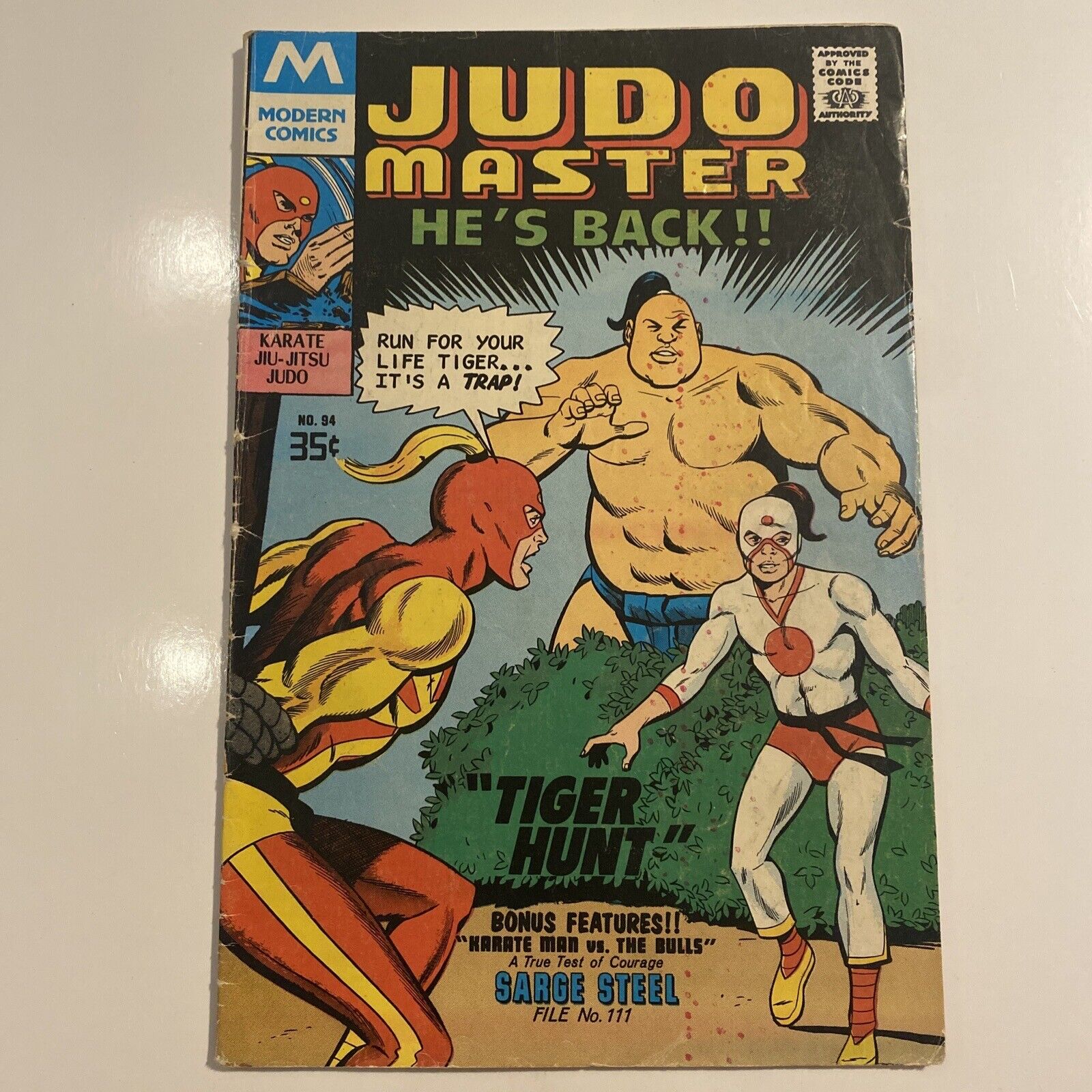 * Judomaster # 94 * BRONZE AGE Charlton / Modern Comics 1978 … VG