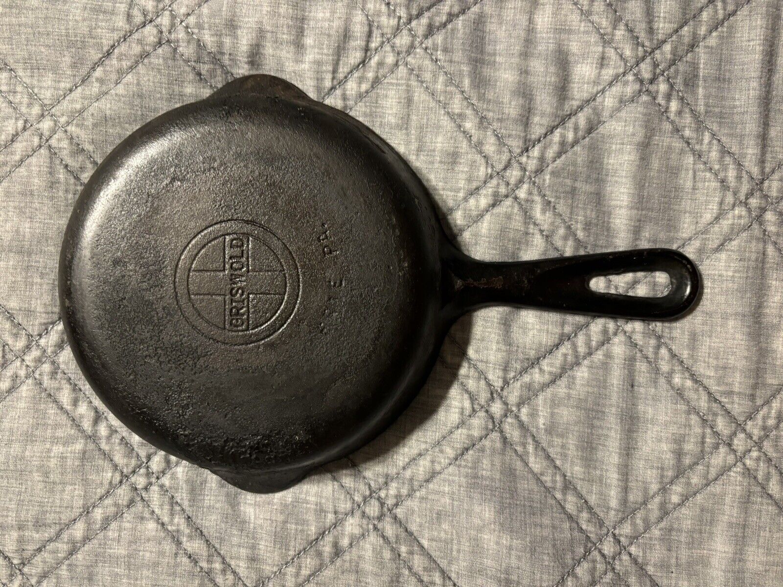 Griswold Cast Iron No.3 Skillet Small Logo, Erie PA