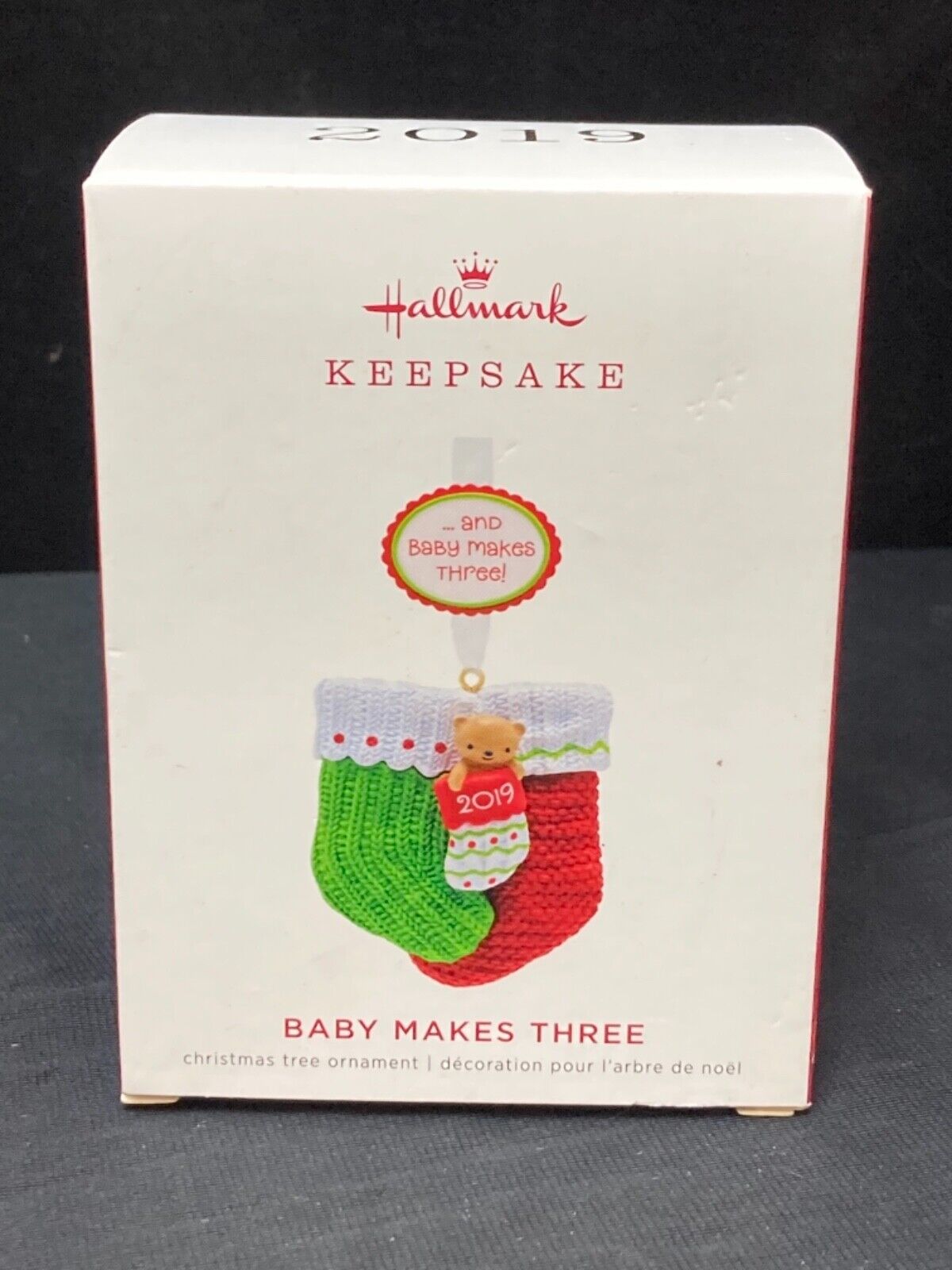 Hallmark Keepsake Ornament 2019 And Baby Makes Three