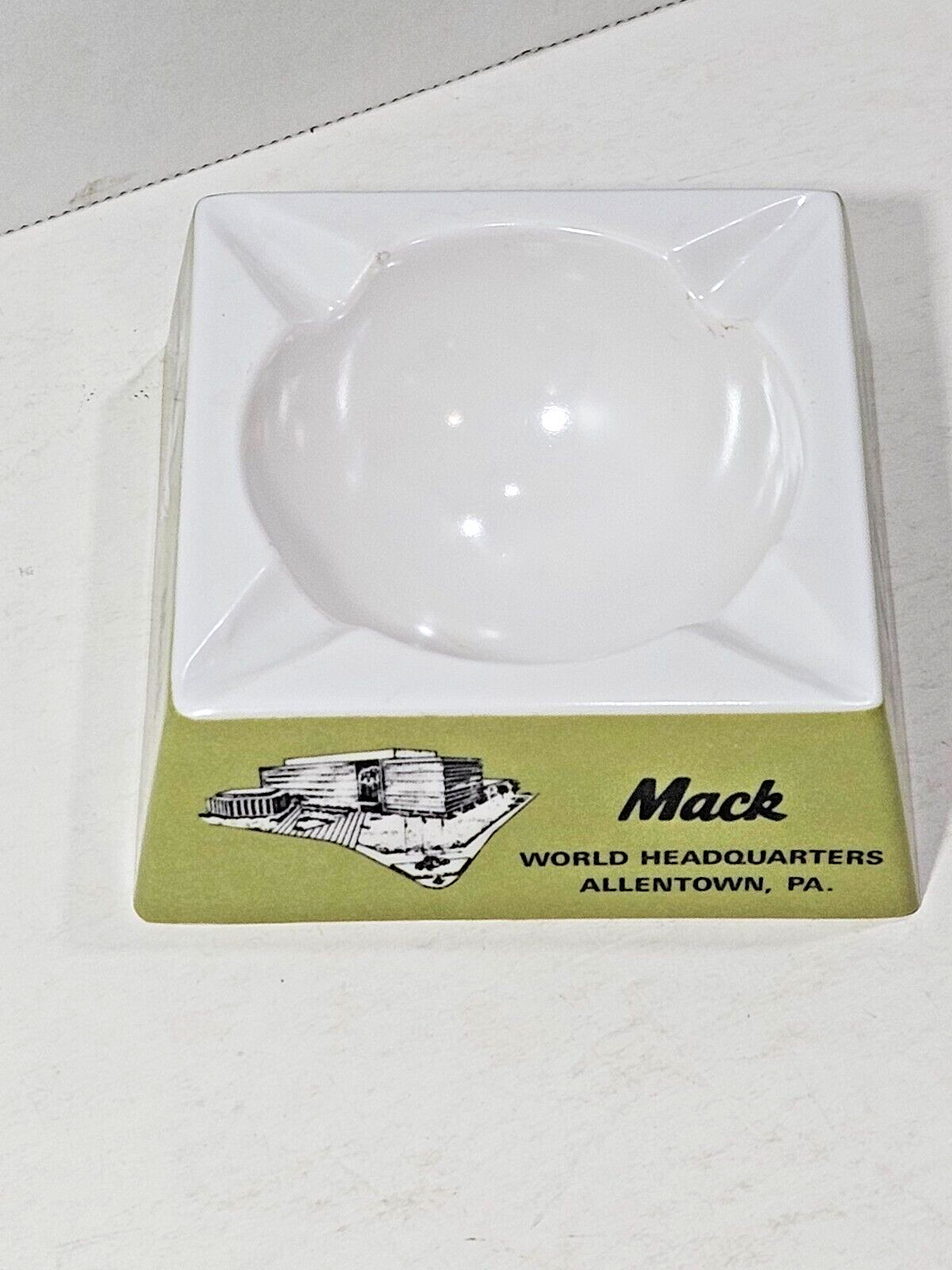 Vintage Mack Trucks World Headquarters Allentown Pa Ash Tray