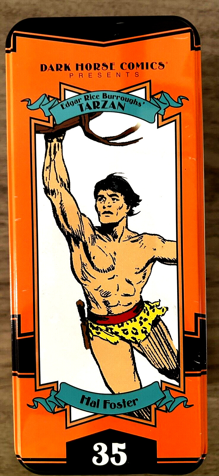 Black Horse Comics-Tarzan Figure #35 in Original Tin Packaging