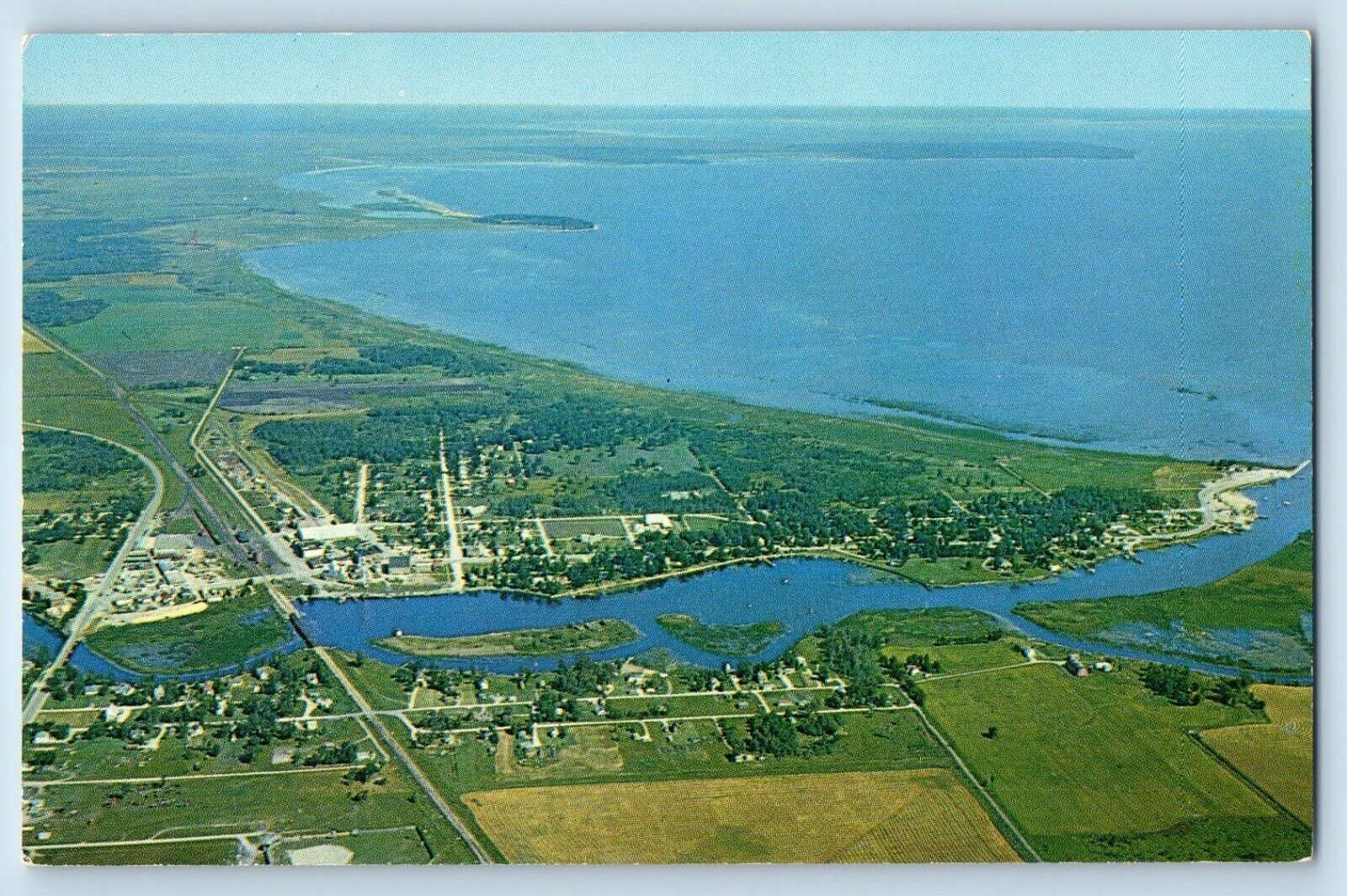 Warroad Minnesota MN Postcard American Port Lake Woods Ball Park c1960 Vintage