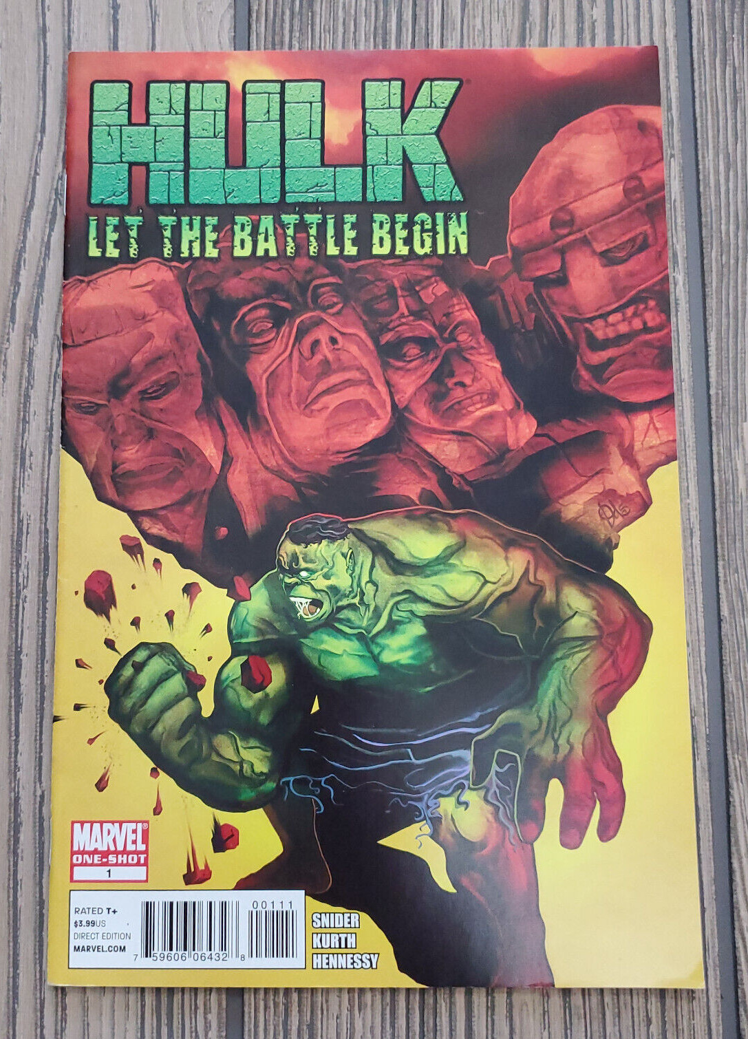 Hulk: Let the Battle Begin #1 (Marvel Comics 2010) One-Shot Snider, Kurth