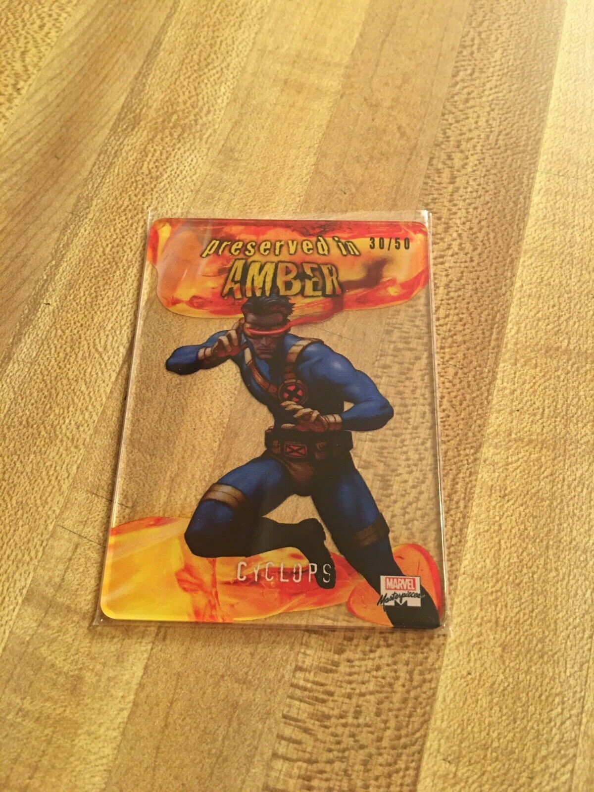 2022 SKYBOX MARVEL MASTERPIECES CYCLOPS PA-69 PRESERVED IN AMBER 30/50 X-MEN