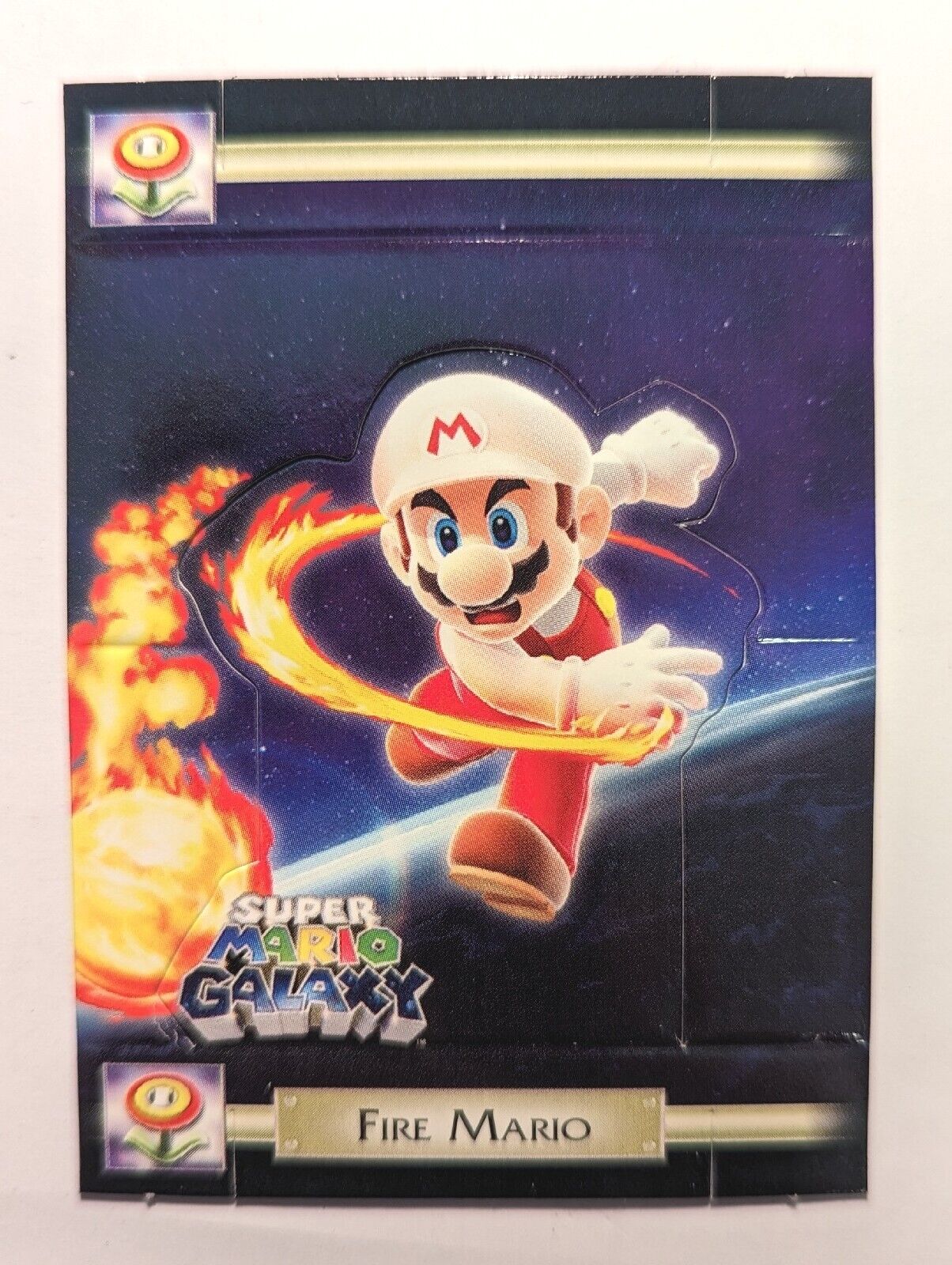 2008 Enterplay Nintendo Super Mario Galaxy Mario Standees Fireball Mario #S6