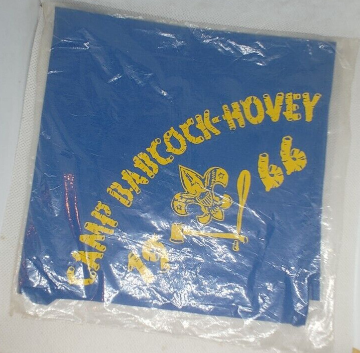 BSA 1966  CAMP BABCOCK-HOVEY NECKERCHIEF - NIB