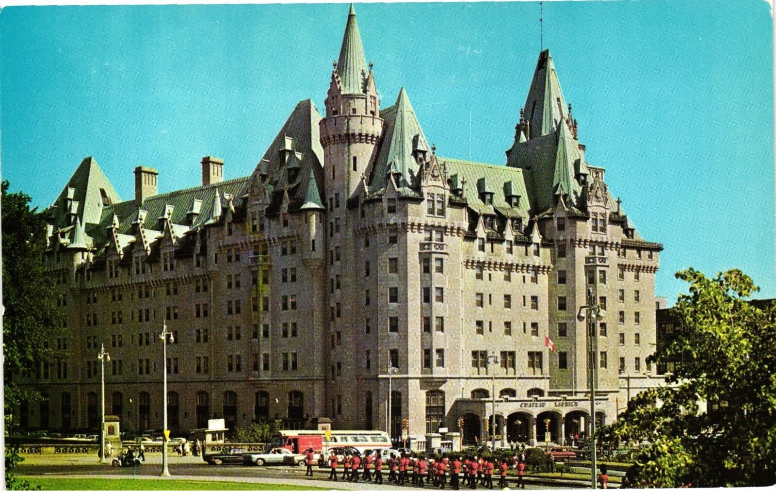 Vintage Postcard- Chateau Lauvier, Ottawa