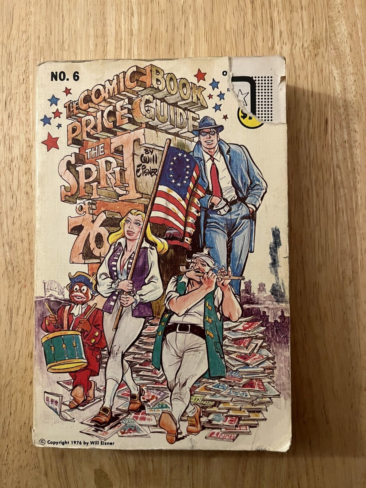 THE OVERSTREET COMIC BOOK PRICE GUIDE #6 1976 SOFT COVER
