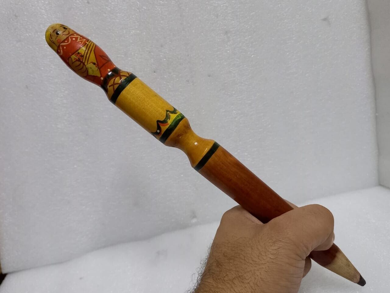 Vintage Matroska Russian Traditional Tradiotoin Ukraine matrjoschka Wood pencil