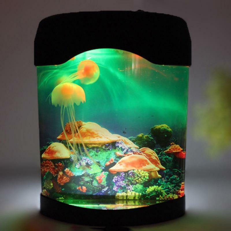 Small Jellyfish Tank Creative Aquarium Desktop Decorative Fish Tank