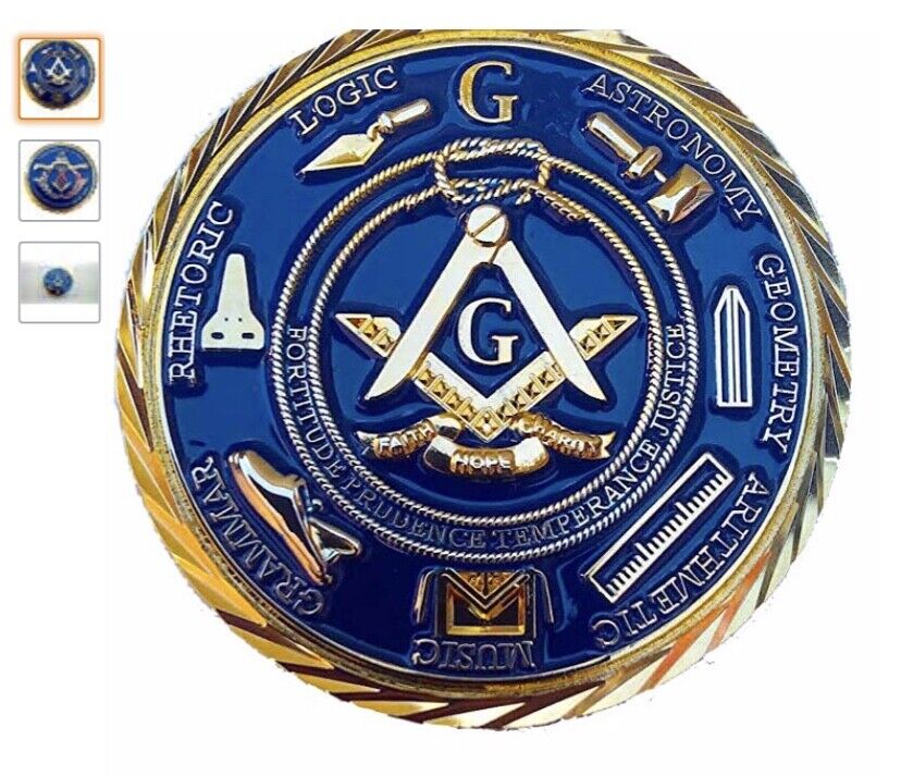 Masonic Freemason pocket  delux coin 