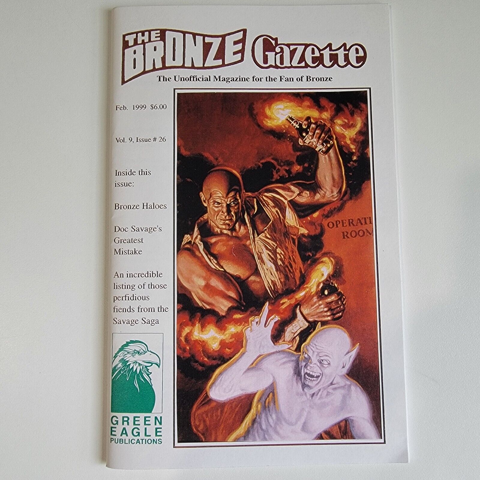 The Bronze Gazette Vol.9 #26 Feb. 1999 Doc Savage Fanzine