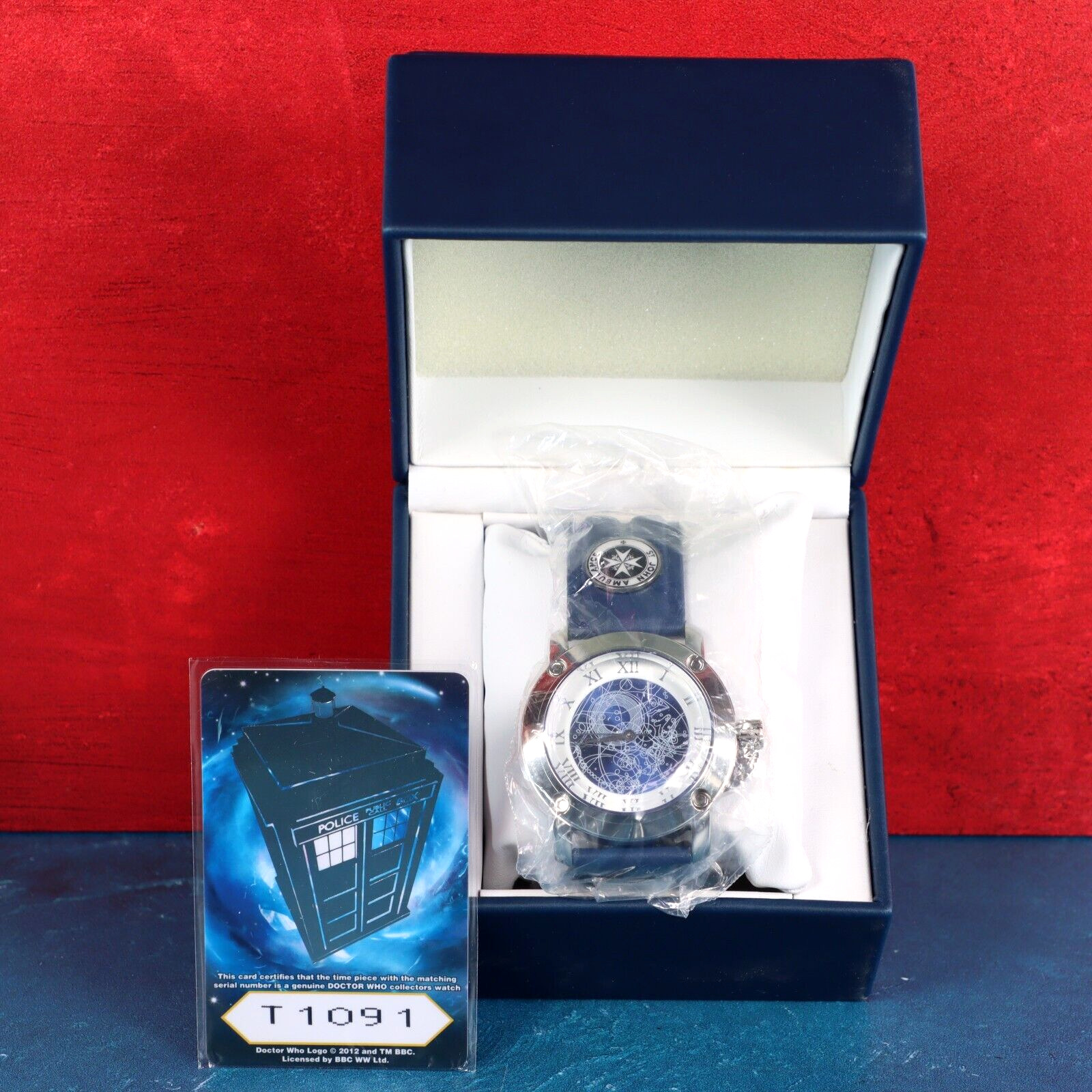Doctor Who TARDIS Collectors Watch T1091 Limited Edition COA BBC 2012 New In Box