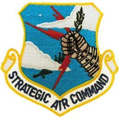 Strategic Air Command Embroidered Patch, Cold War, B-36, B-47, B-52  PAT-0109
