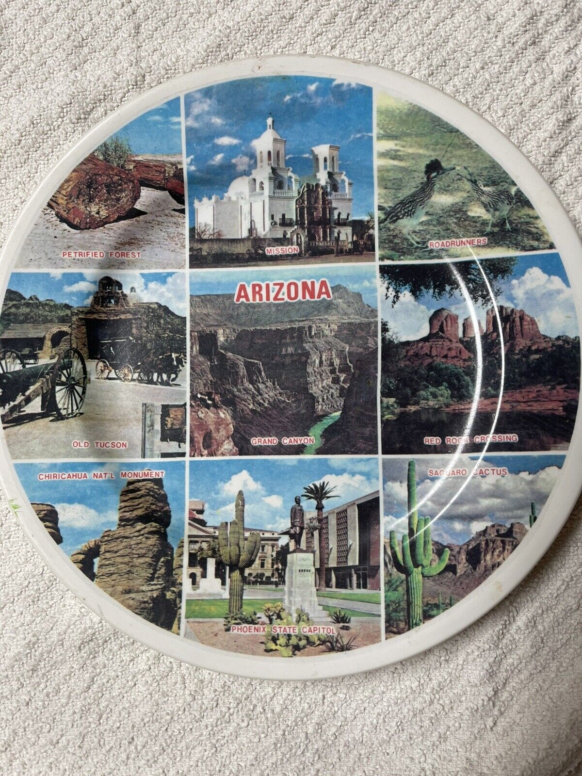 vintage arizona souvenir plate