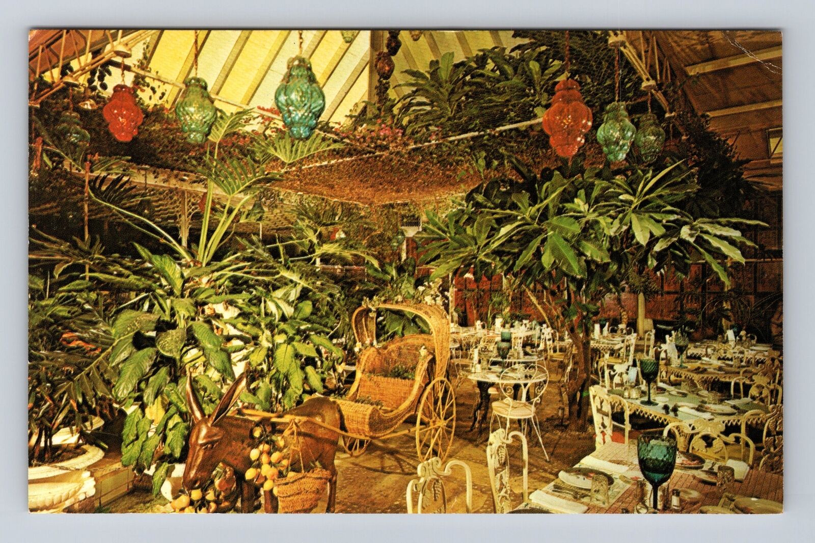 Clearwater FL-Florida, The Kapok Tree Inn Patio Dining Room, Vintage Postcard