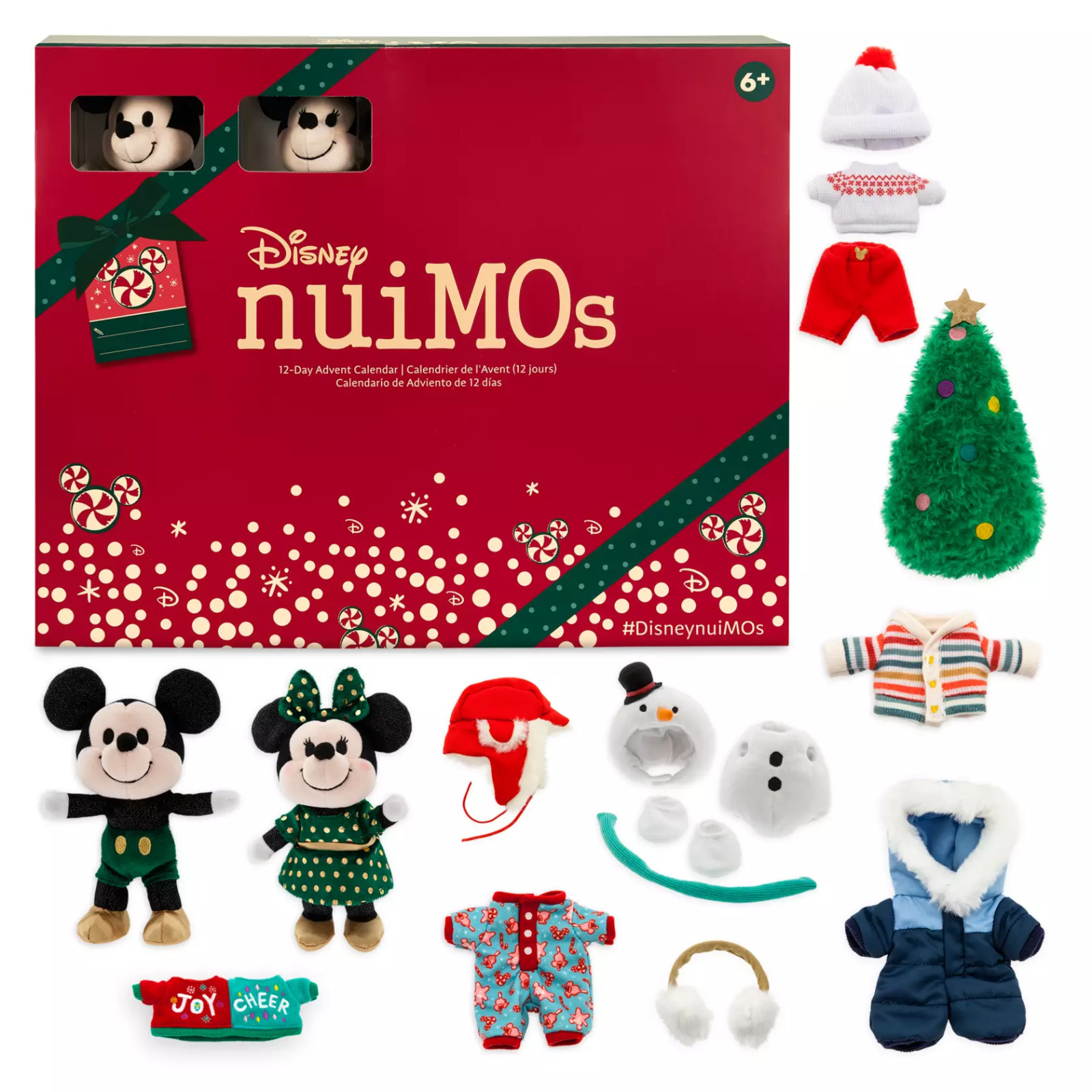 Disney Parks nuiMOs 12-Day Advent Calendar Christmas Mickey Mouse Minnie Mouse