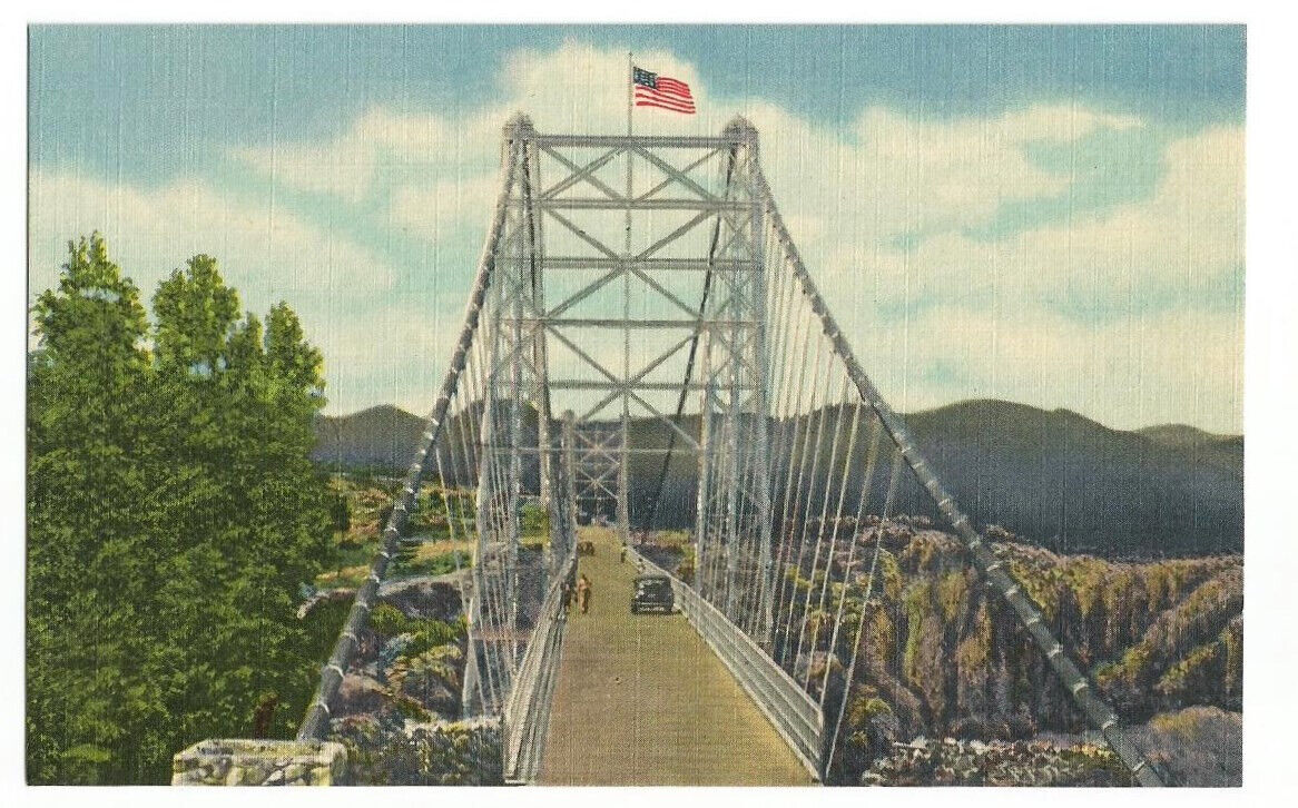 Canon City Colorado CO Postcard Bridge Royal Gorge