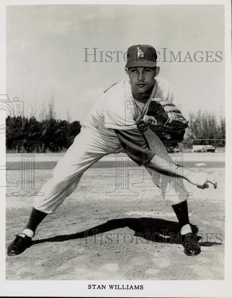 Press Photo Los Angeles Dodgers Baseball Player Stan Williams - kfx09515