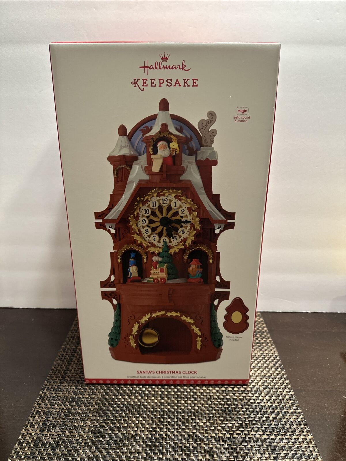 2017 Hallmark Keepsake Santa\'s Christmas Clock MIB