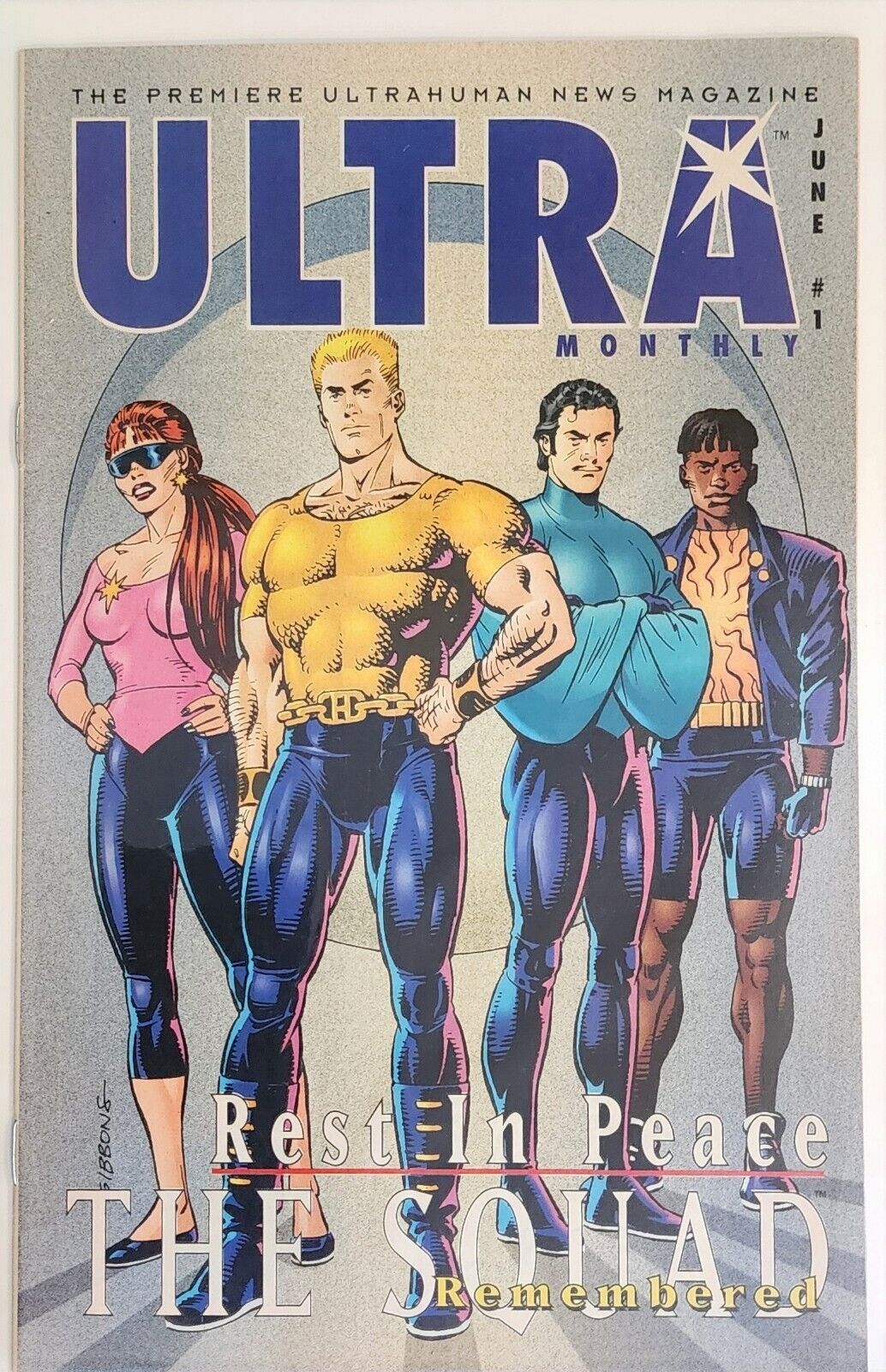 Ultra Monthly #1 June 1993 Boarded & Bagged 