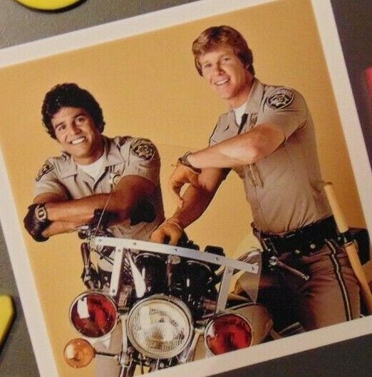 CHIPS TV Show Refrigerator MAGNET 70\'s 80\'s Motorcycle Cops Police Erik Estrada