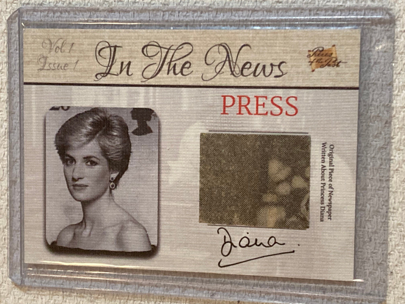 2018 The Bar - Pieces of Past Antiquity Ed. In The News Princess Diana #ITN-5