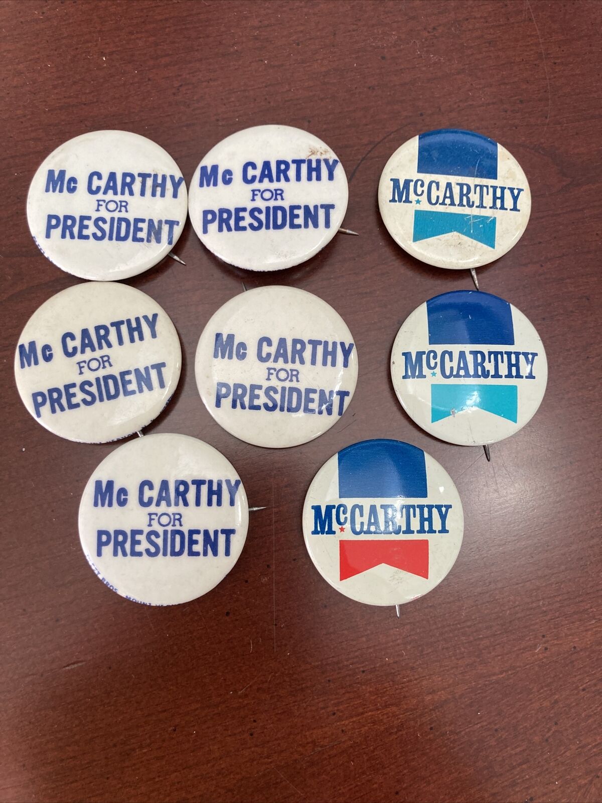 1968 Senator Eugene McCarthy For President 1-1/4\