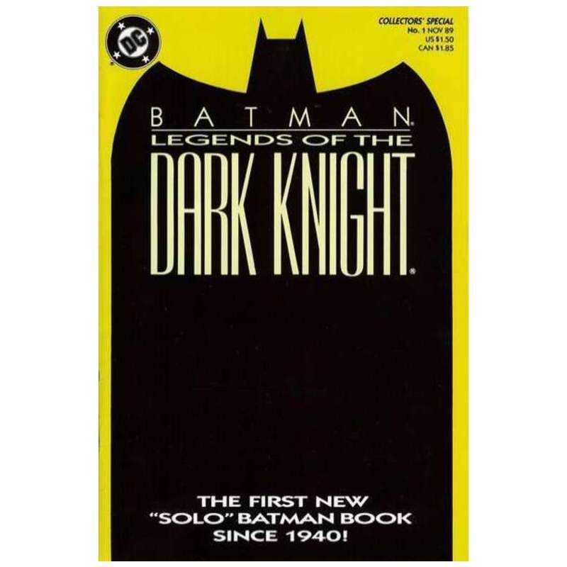 Batman: Legends of the Dark Knight #1 Yellow in VF minus cond. DC comics [h\'