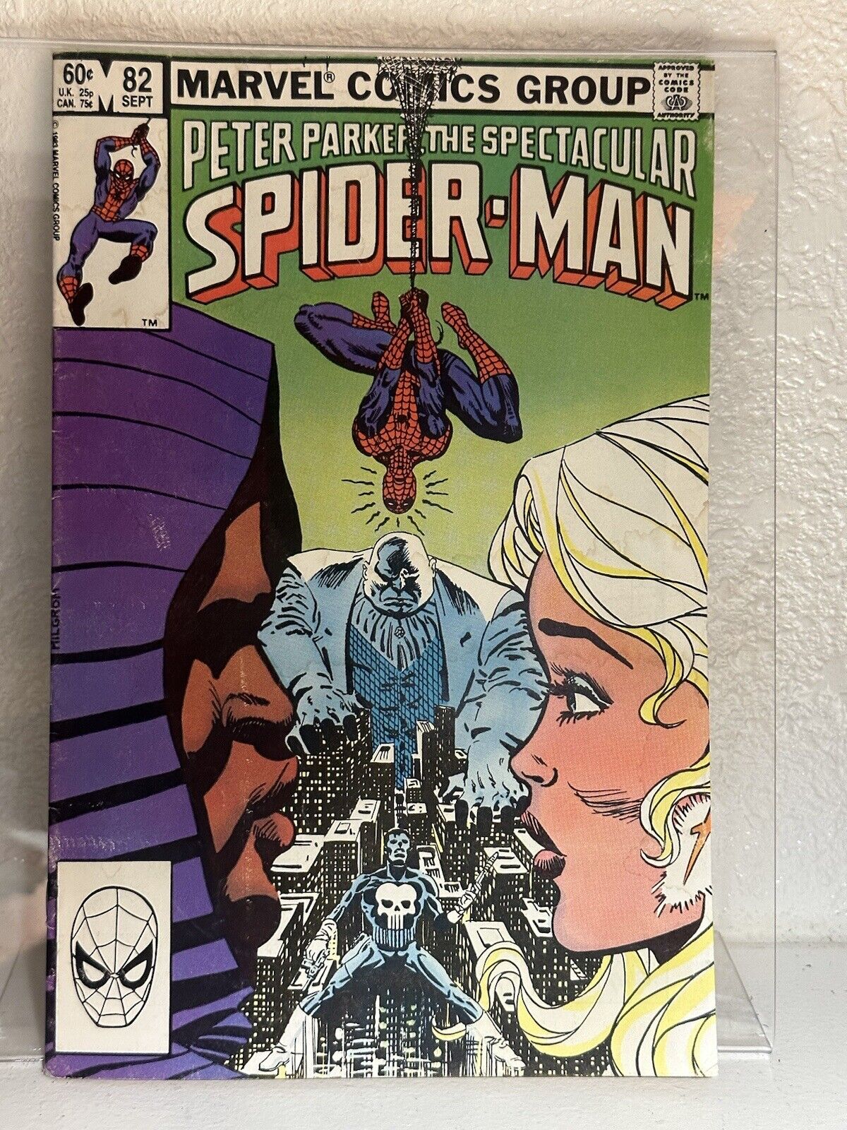 Spectacular Spider-Man #82 (1983 Marvel Comics) FN- ~ First Punisher vs Kingpin