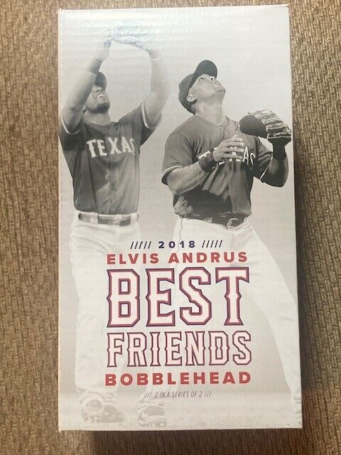 Texas Rangers 2018 Elvis Andrus Best Friends 2 of 2 Bobblehead  NEW