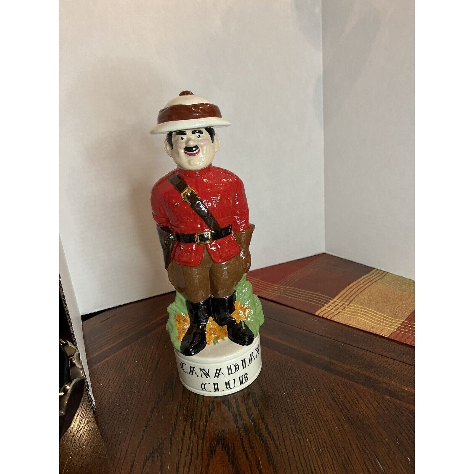 1970s Vintage Canadian Mountie Whiskey Decanter