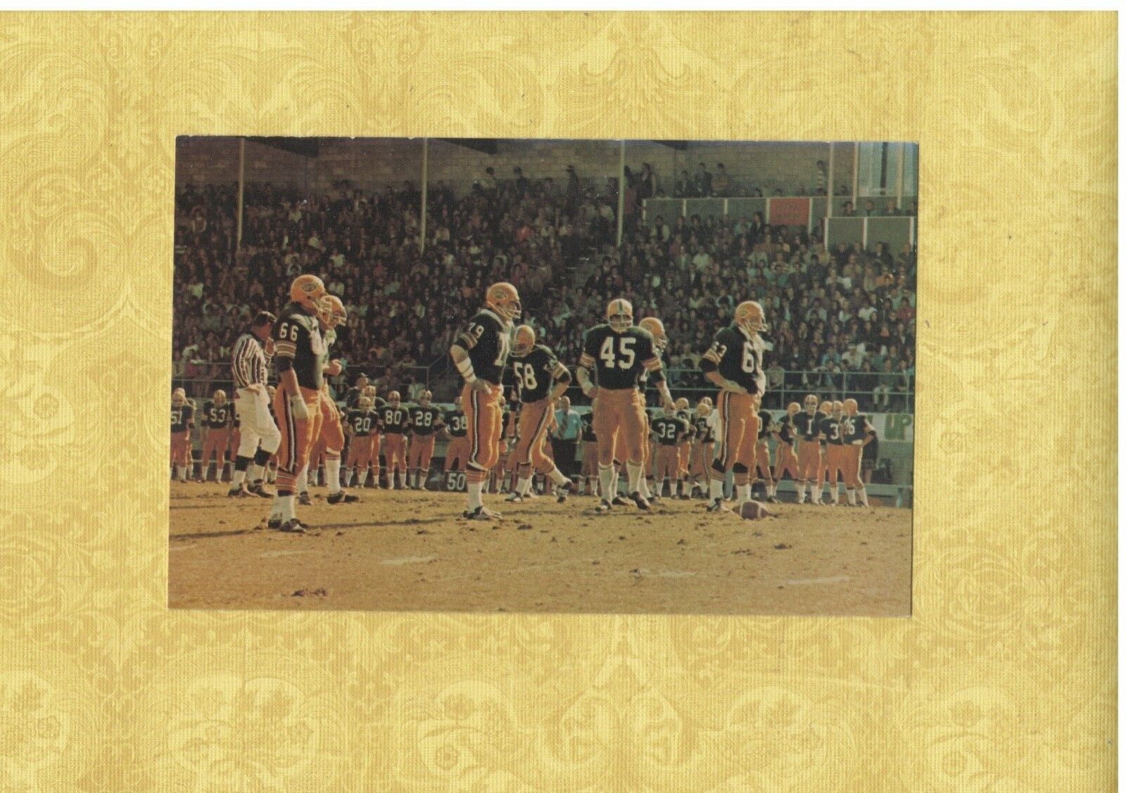 WA Tacoma 1960s postcard UNIV PUGET SOUND LOGGER FOOTBALL STADIUM BAKER