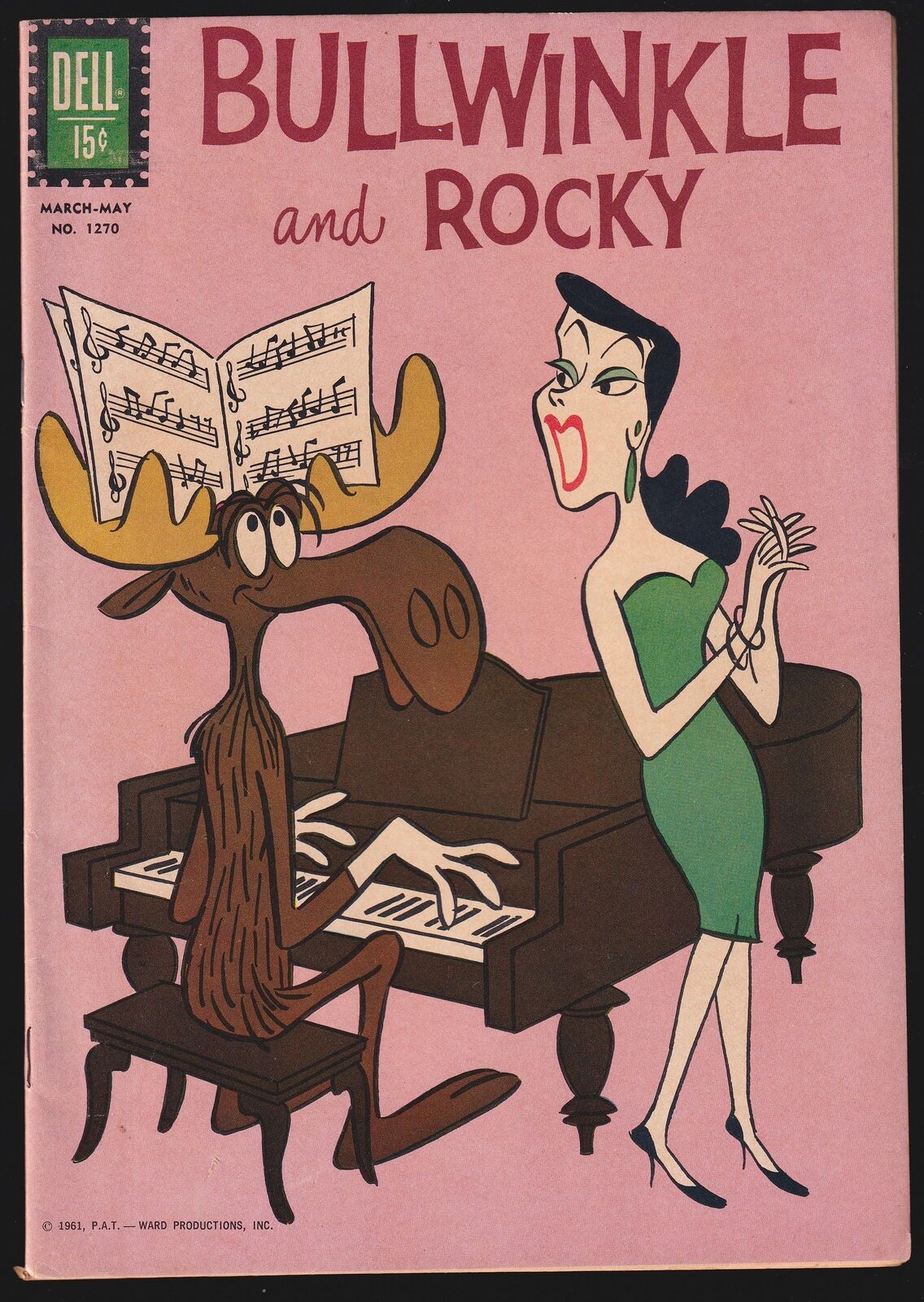Four Color #1270 1962 Dell Bullwinkle and Rocky 6.0 Fine comic