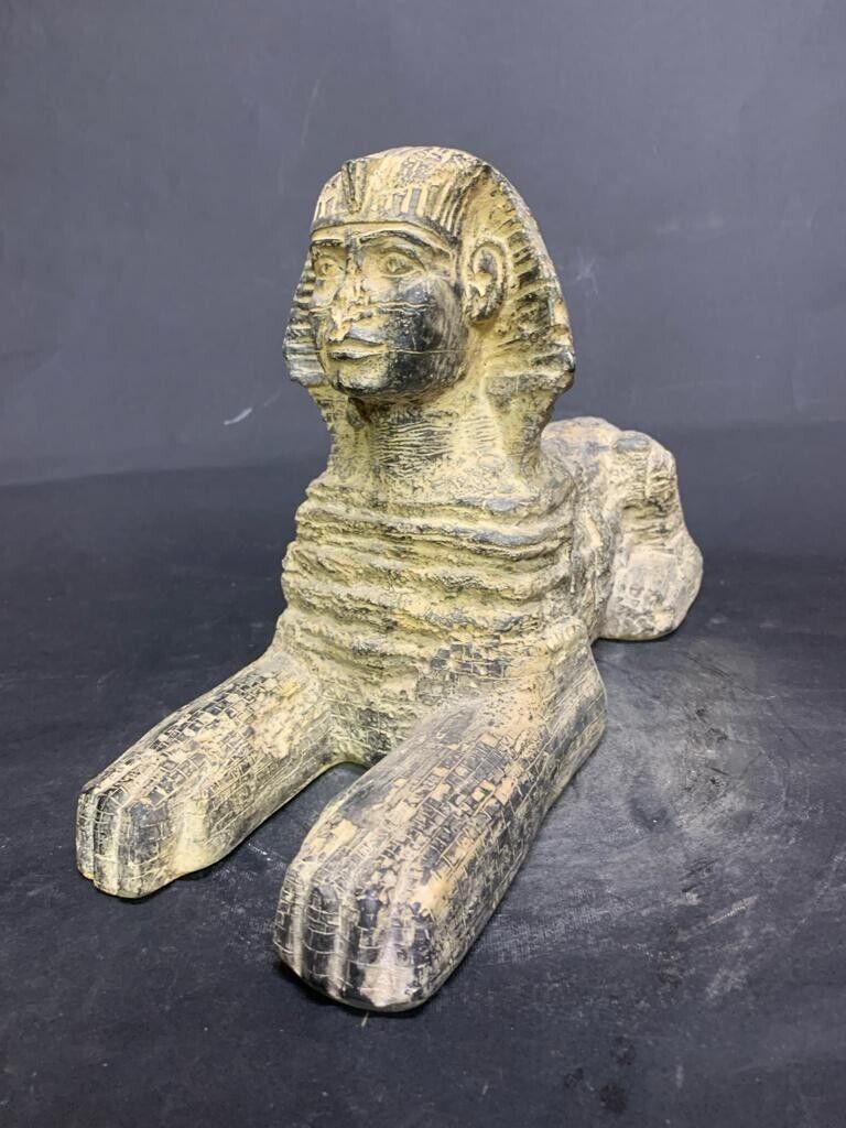 Rare Pharaonic SPHINX Statue Pyramids Royal Ancient Egyptian Antiques Egypt BC