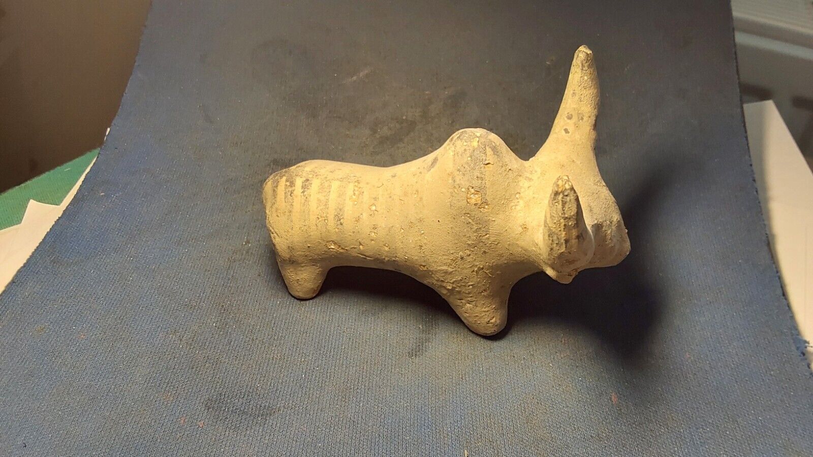 Ancient Harrapan Terracotta bull circa 3200-2600 B.C.