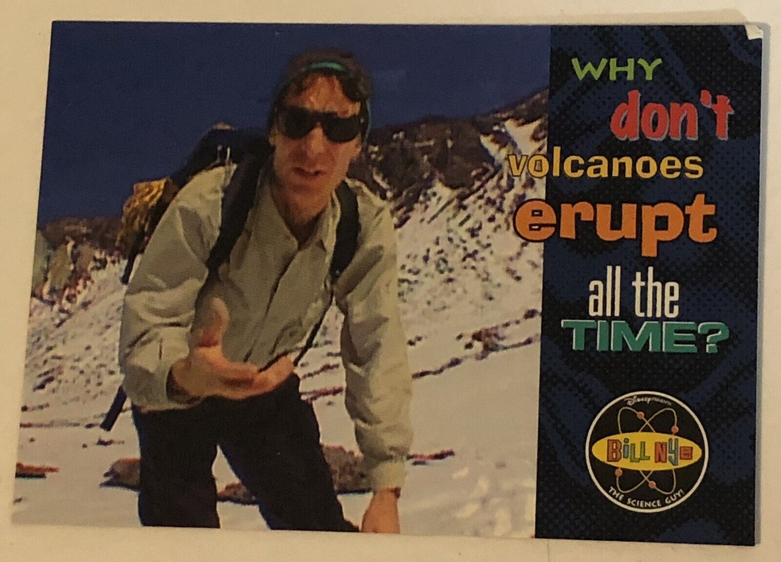 Bill Nye The Science Guy Trading Card  #01 Earth’s Crust