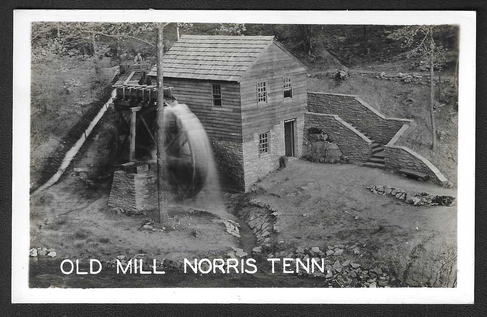 Vintage NORRIS TN Old Mill RPPC REAL PHOTO POSTCARD