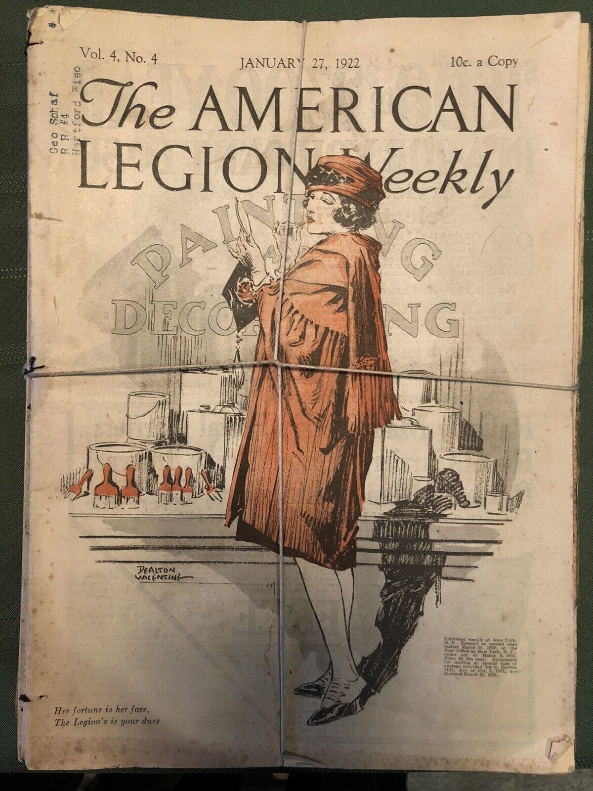 The American Legion Magazine Lot -- Jan-Dec 1922
