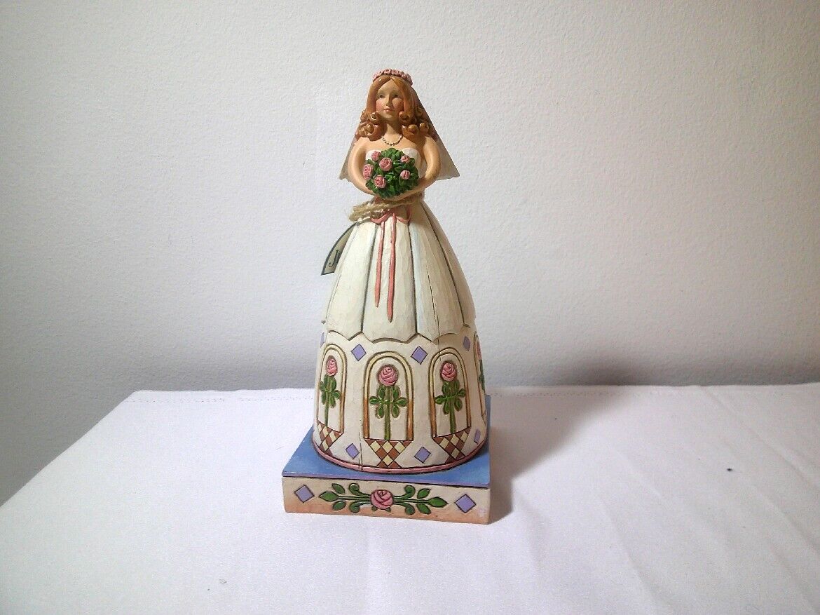 Jim Shore Collectible Heartwood Creek Enesco Wedding Bride Figurine (NO Box)