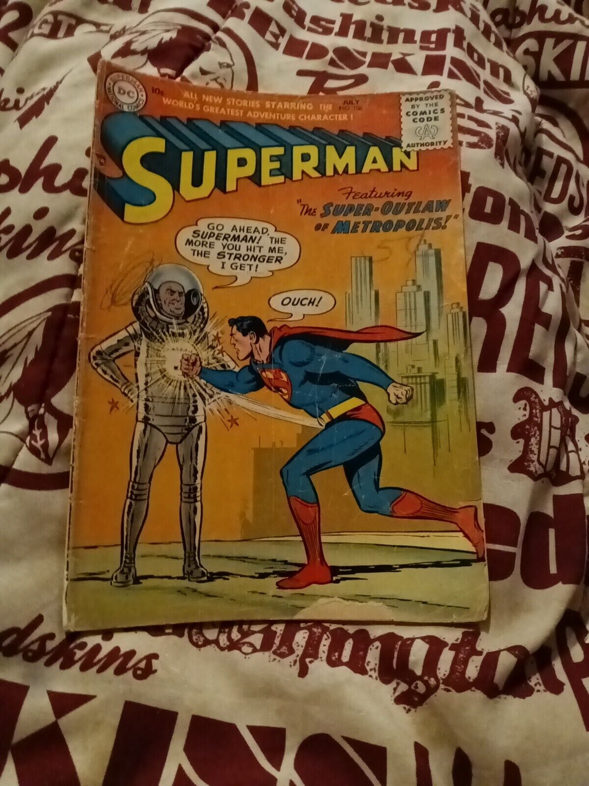 SUPERMAN 106 1956 lex luthor appearance Superman First Exploit origin silver age