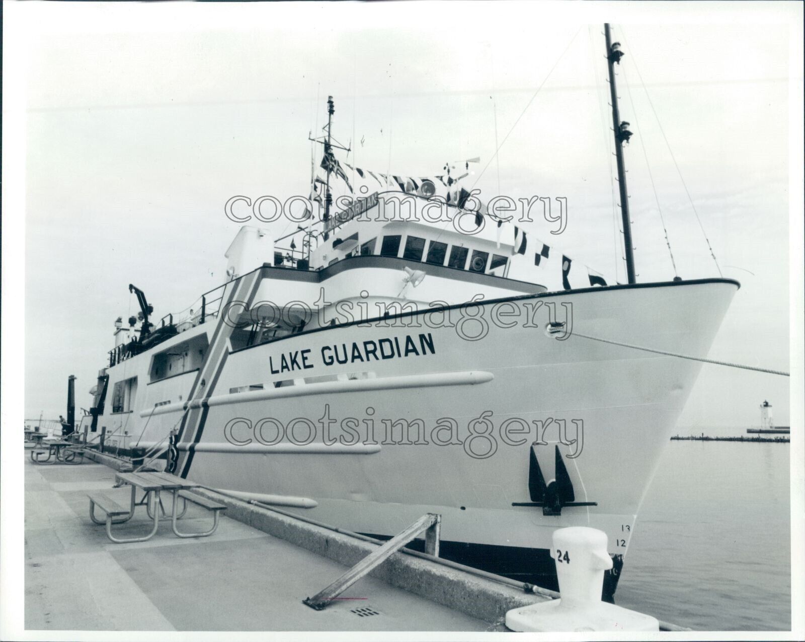 1991 Press Photo The Lake Guardian EPA Surveillance Ship Great Lakes